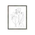 Picture of Stencil Floral Art II _GroupedProduct_Rectangle_Portrait_Framed_Matted_