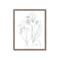 Picture of Stencil Floral Art II _GroupedProduct_Rectangle_Portrait_Framed_Matted_