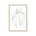 Picture of Stencil Floral Art II _GroupedProduct_Rectangle_Portrait_Framed_Matted_