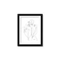 Picture of Stencil Floral Art II _GroupedProduct_Rectangle_Portrait_Framed_Matted_