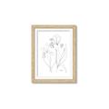 Picture of Stencil Floral Art II _GroupedProduct_Rectangle_Portrait_Framed_Matted_