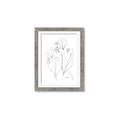 Picture of Stencil Floral Art II _GroupedProduct_Rectangle_Portrait_Framed_Matted_