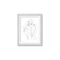 Picture of Stencil Floral Art II _GroupedProduct_Rectangle_Portrait_Framed_Matted_