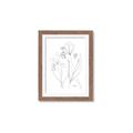 Picture of Stencil Floral Art II _GroupedProduct_Rectangle_Portrait_Framed_Matted_