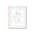Picture of Stencil Floral Art II _GroupedProduct_Rectangle_Portrait_Framed_Matted_