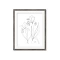 Picture of Stencil Floral Art II _GroupedProduct_Rectangle_Portrait_Framed_Matted_