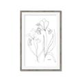 Picture of Stencil Floral Art II _GroupedProduct_Rectangle_Portrait_Framed_Matted_