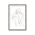 Picture of Stencil Floral Art II _GroupedProduct_Rectangle_Portrait_Framed_Matted_