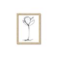 Picture of Single Flower I _GroupedProduct_Rectangle_Portrait_Framed_Matted_