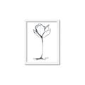 Picture of Single Flower I _GroupedProduct_Rectangle_Portrait_Framed_Matted_