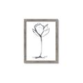 Picture of Single Flower I _GroupedProduct_Rectangle_Portrait_Framed_Matted_