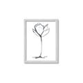 Picture of Single Flower I _GroupedProduct_Rectangle_Portrait_Framed_Matted_