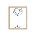 Picture of Single Flower I _GroupedProduct_Rectangle_Portrait_Framed_Matted_