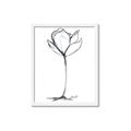 Picture of Single Flower I _GroupedProduct_Rectangle_Portrait_Framed_Matted_