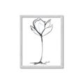 Picture of Single Flower I _GroupedProduct_Rectangle_Portrait_Framed_Matted_