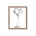 Picture of Single Flower I _GroupedProduct_Rectangle_Portrait_Framed_Matted_
