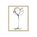 Picture of Single Flower I _GroupedProduct_Rectangle_Portrait_Framed_Matted_