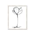 Picture of Single Flower I _GroupedProduct_Rectangle_Portrait_Framed_Matted_