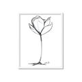 Picture of Single Flower I _GroupedProduct_Rectangle_Portrait_Framed_Matted_