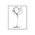 Picture of Single Flower I _GroupedProduct_Rectangle_Portrait_Framed_Matted_