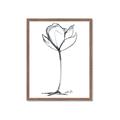 Picture of Single Flower I _GroupedProduct_Rectangle_Portrait_Framed_Matted_