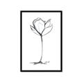 Picture of Single Flower I _GroupedProduct_Rectangle_Portrait_Framed_Matted_