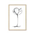 Picture of Single Flower I _GroupedProduct_Rectangle_Portrait_Framed_Matted_