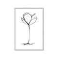 Picture of Single Flower I _GroupedProduct_Rectangle_Portrait_Framed_Matted_