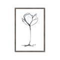 Picture of Single Flower I _GroupedProduct_Rectangle_Portrait_Framed_Matted_