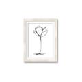 Picture of Single Flower I _GroupedProduct_Rectangle_Portrait_Framed_Matted_