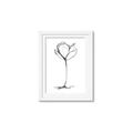 Picture of Single Flower I _GroupedProduct_Rectangle_Portrait_Framed_Matted_