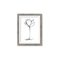 Picture of Single Flower I _GroupedProduct_Rectangle_Portrait_Framed_Matted_