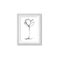 Picture of Single Flower I _GroupedProduct_Rectangle_Portrait_Framed_Matted_