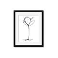 Picture of Single Flower I _GroupedProduct_Rectangle_Portrait_Framed_Matted_