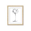 Picture of Single Flower I _GroupedProduct_Rectangle_Portrait_Framed_Matted_