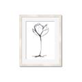 Picture of Single Flower I _GroupedProduct_Rectangle_Portrait_Framed_Matted_
