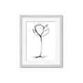 Picture of Single Flower I _GroupedProduct_Rectangle_Portrait_Framed_Matted_