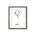 Picture of Single Flower I _GroupedProduct_Rectangle_Portrait_Framed_Matted_