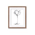 Picture of Single Flower I _GroupedProduct_Rectangle_Portrait_Framed_Matted_