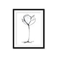 Picture of Single Flower I _GroupedProduct_Rectangle_Portrait_Framed_Matted_