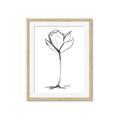 Picture of Single Flower I _GroupedProduct_Rectangle_Portrait_Framed_Matted_