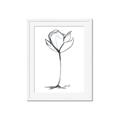 Picture of Single Flower I _GroupedProduct_Rectangle_Portrait_Framed_Matted_