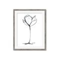 Picture of Single Flower I _GroupedProduct_Rectangle_Portrait_Framed_Matted_