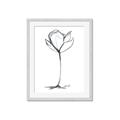 Picture of Single Flower I _GroupedProduct_Rectangle_Portrait_Framed_Matted_