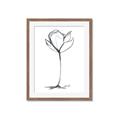 Picture of Single Flower I _GroupedProduct_Rectangle_Portrait_Framed_Matted_