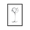 Picture of Single Flower I _GroupedProduct_Rectangle_Portrait_Framed_Matted_