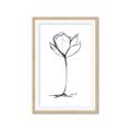 Picture of Single Flower I _GroupedProduct_Rectangle_Portrait_Framed_Matted_