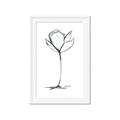Picture of Single Flower I _GroupedProduct_Rectangle_Portrait_Framed_Matted_