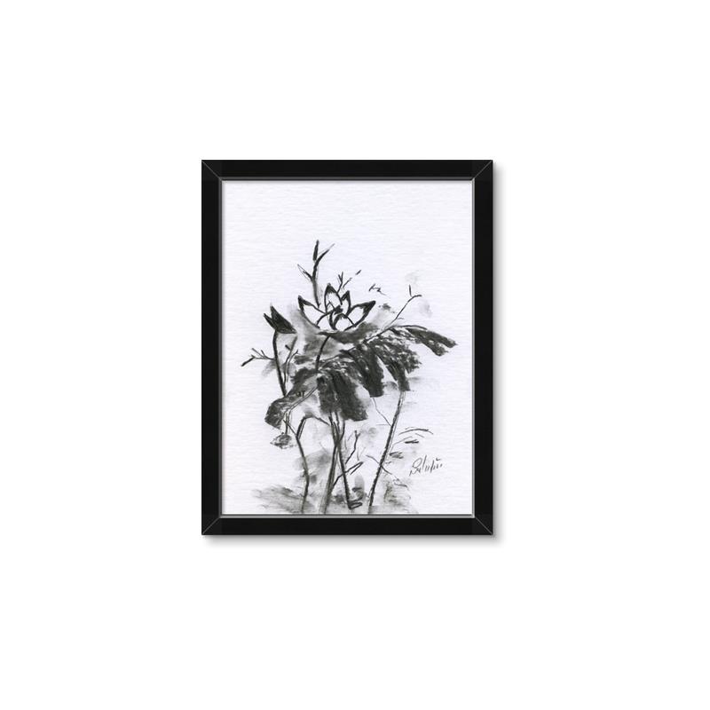 Picture of Black Daisy I _GroupedProduct_Rectangle_Portrait_Framed_Matted_