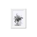 Picture of Black Daisy I _GroupedProduct_Rectangle_Portrait_Framed_Matted_